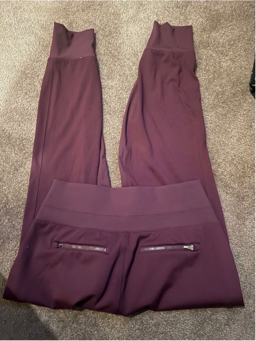 Women's Athleta Venice High Rise Joggers Size Medium, Garnet Athletic Pants - Picture 13 of 15